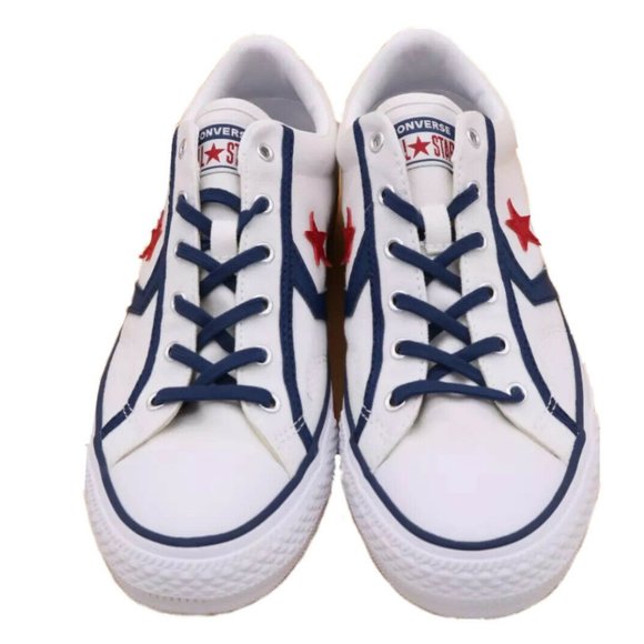 Converse Unisex Kids White All Star Sneaker Shoes - Picture 4 of 7